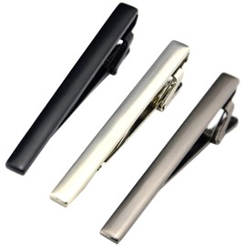 Fashion Necktie Clips Tie Bar Clips Tie Pins Set for Men Pack of 3 (Style B)