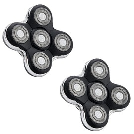 2 x Replacement Shaving Heads for All Skull Shaver Pitbull, Palm and Butterfly Kiss Razors