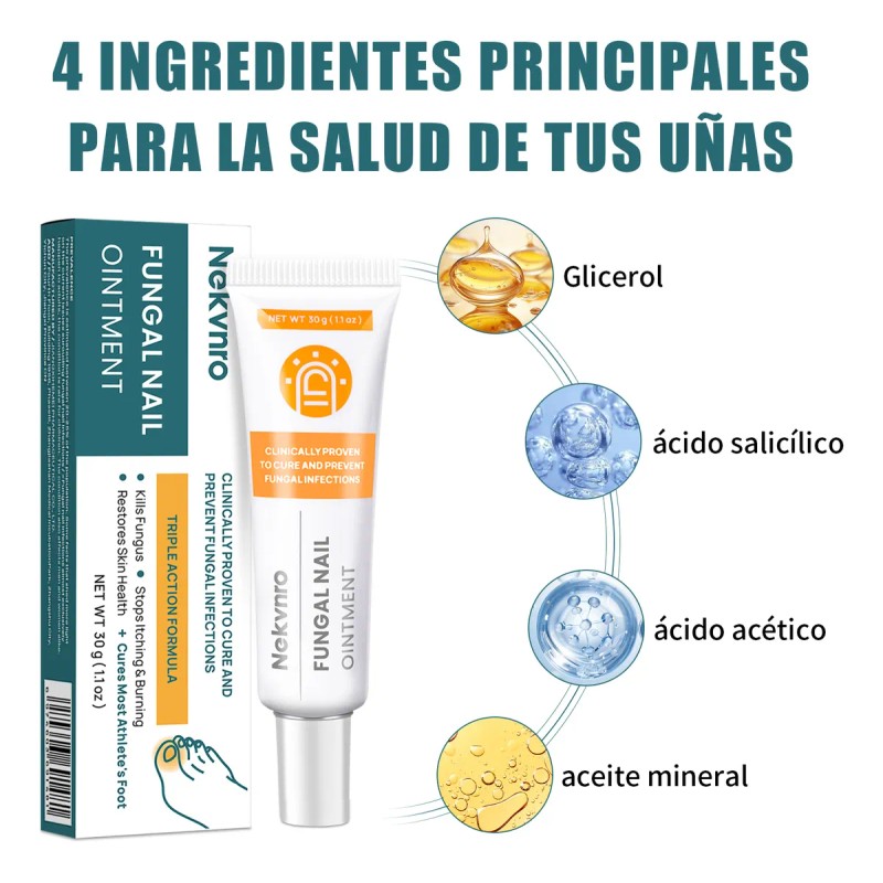 Pomada Antifúngica Para Uñas | Tratamiento Contra Hongos