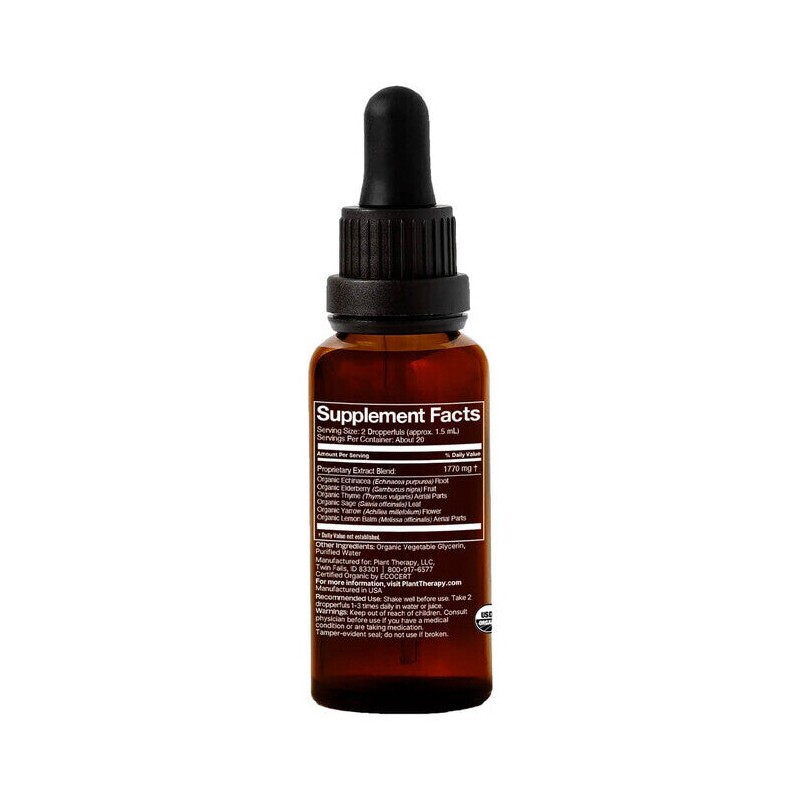 Plant Therapy Organic Herbal Tincture - Immunity Boost, 30ml