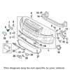Rexka 10pcs Wheelhouse Liner Bumper Cover Splash Shield Screw for