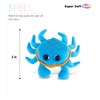 DolliBu Plush Crab Stuffed Animal - Soft Huggable Big Eyes