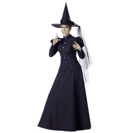 InCharacter Wretched Witch Adult Costume, Small Black