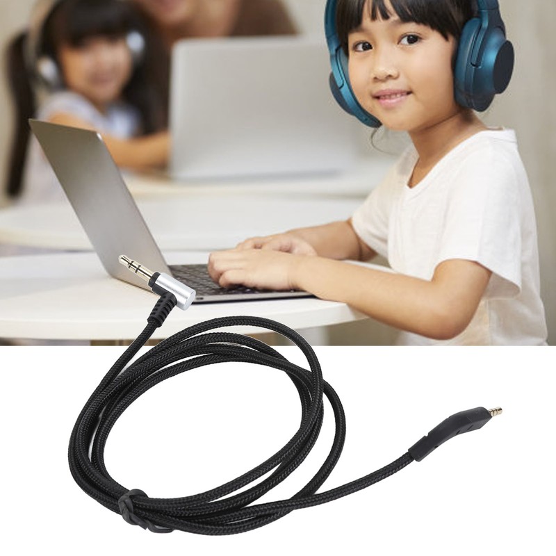 Headphone Replacement Cable Right Angle Gold Plated Plug Headset Upgrade