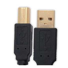 Wires & Cables 10 Feet USB Cable for Yamaha Amp THR5, THR5A, THR10, THR10X, THR10C, THR10II, THR30II, KX25, KX49, KX61, KX8 USB MIDI Controllers, P115, P-115, PC and Mac