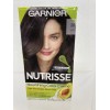 Garnier Nutrisse, #20, Soft Black, Triple Fruit Oils, 1 Application