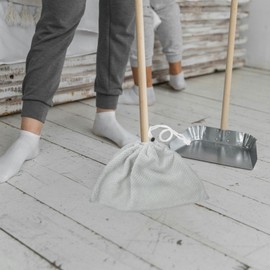 SAFIGLE 2PCS Lazy Broom Cover Water Absorption and Vacuum Absorption Broom Cover Home Sweeping Artifact Cleaning Tool for Home Hotel Restaurant (Random Color)