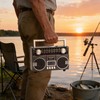Tendak Portable Retro Radio AM/FM/SW with Dual Speakers