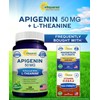 aSquared Nutrition Apigenin 50mg & L-Theanine 200mg - 120 Capsules