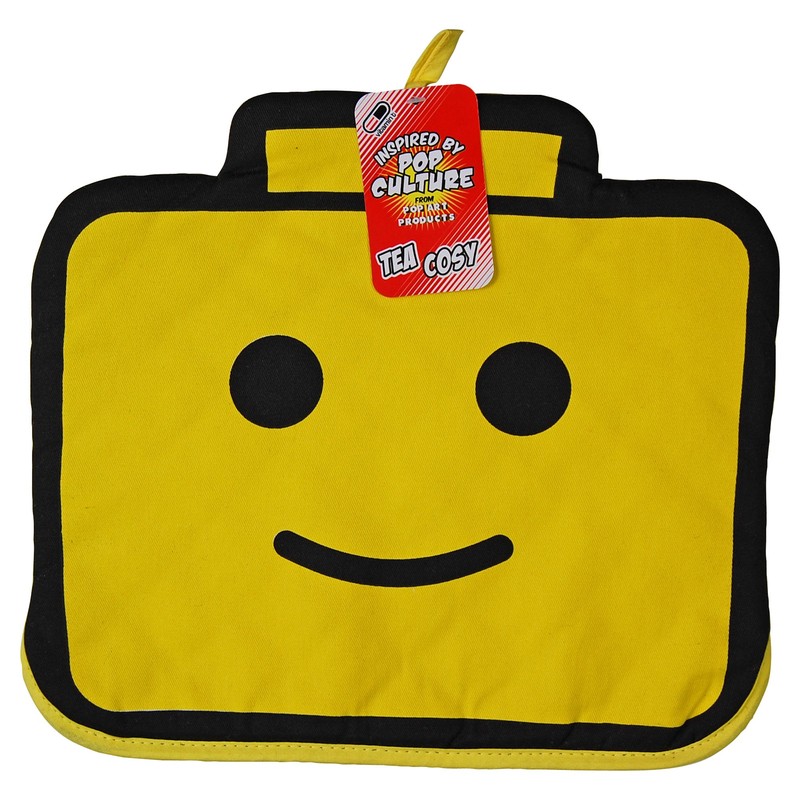 Funny Retro Comedy Brick Face Tea cosy - In the