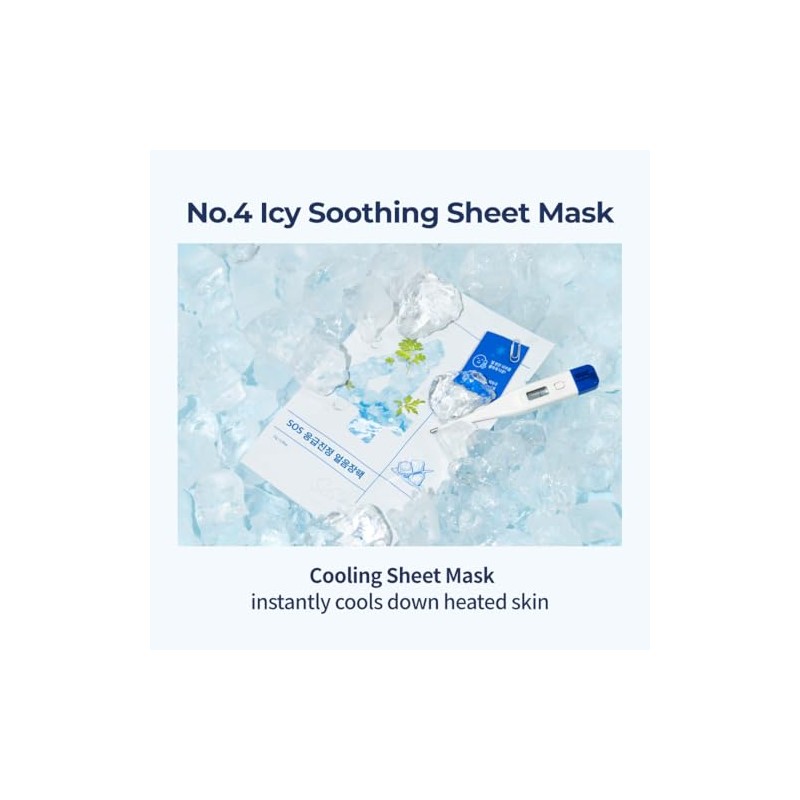 numbuzin No.4 Sheet Mask | Icy Soothing Sheet Mask |