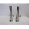 TMC 2 x Stainless Steel Stage stands with locking nuts,