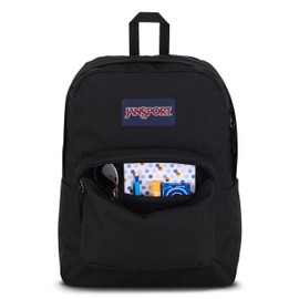 JanSport SuperBreak One Backpacks - Durable, Lightweight Bookbag with 1 Main Compartment, Front Utility Pocket with Built-in Organizer - Premium Backpack, Black