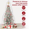 PROWEE 9FT Clear Christmas Tree Bag – Waterproof Upright Christmas