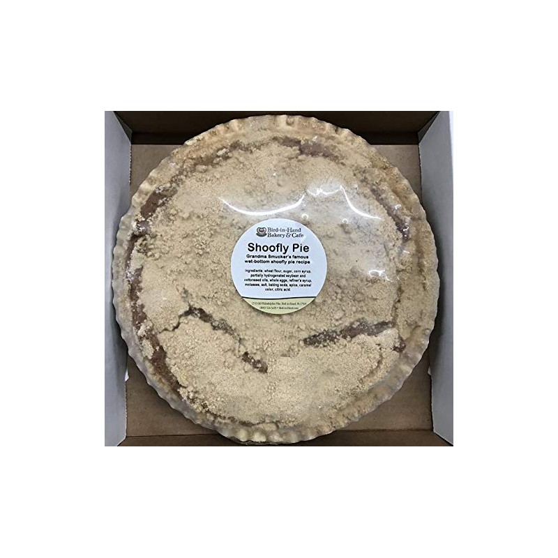 Bird-in-Hand Smucker Bakery Homemade, Wet-Bottom 10" Shoofly Pie