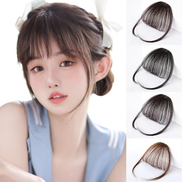 Hanzhuo Bangs Wig, Partial Wig, Bangs, Wig, Human Hair, Pattun,
