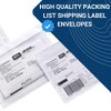 USPACKSMART 500 Units, 6"x8.5" Clear Packing List Shipping Label Envelopes