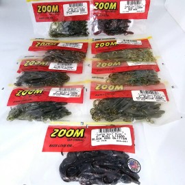 Zoom 4" Mini Lizard Super Salt Plus 15 Count Pack 4in You Choose Color - Watermelon Seed