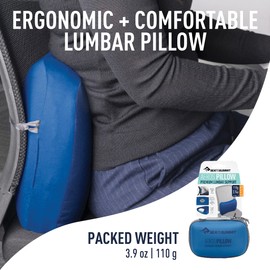 SEATOSUMMIT Aero Premium Lumbar Support, Navy