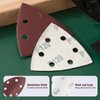 MIDO Professional Abrasive Triangle Sanding Pads 50 Pcs 93 mm