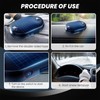 3PCS Anti-freeze Electromagnetic Car Snow Removal Device, Solar Electromagnetic Molecular