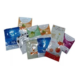 KFMX Mascarillas Faciales Con Extractos Surtidos Set 30 Pzas