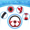 RASTP 12.6 Inch Boat Steering Wheel with 3/4“ Axle Marine