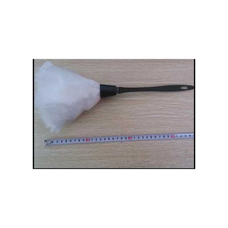 FeatherParadise White Turkey Duster Feather Tickler