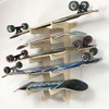 The Showcase Longboard Skateboard Display Wall Rack - Holds 5