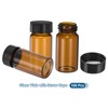 PATIKIL 20ml Amber Glass Vials, 100 Pack Sample Vials with