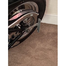 EACCESSORIES EA Flat License Plate Relocation Holder Bracket for Harley-Davidson Softail & Springer 1984-2025 - Rear Axle Tag Mount - Lightweight, Highly Durable, Rustproof (1-inch Hole)