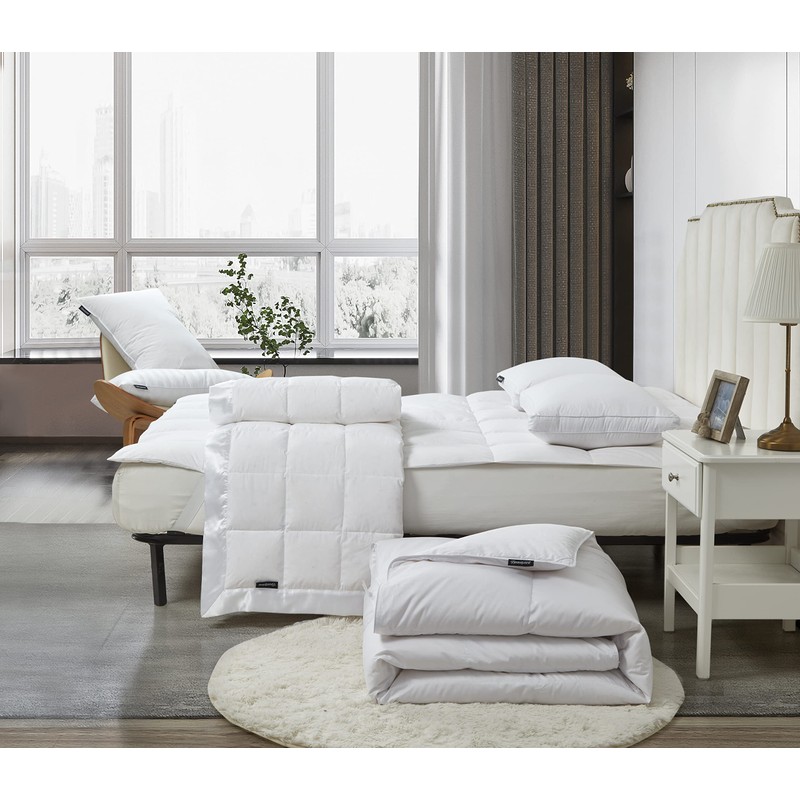 Beautyrest All Season White Down and Feather Comforter-Medium Weight with