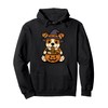 Spooky Jack Russell Terrier Pumpkin Japanese Ramen Noodles Pullover Hoodie
