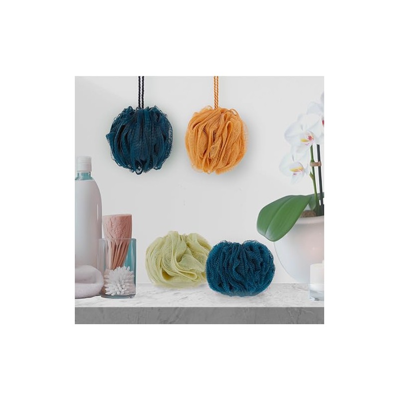 Juego Esponjas Exfoliantes Baño Exfoliante Corporal Alto Rendimiento Spa Masajes
