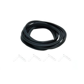 Universal 4 Sided Oven Cooker Rubber Door Seal and Clip