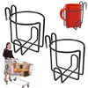 2 Pcs Updated Shopping Cart Cup Holders, Reusable Anti-Spill Hanging