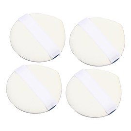 Baluue 4pcs Hydrophilic Powder Puff for Wet Dry Use Soft Heart-shaped Makeup Sponge for Foundation Beauty Tool for Salon Home Travel Random Colors