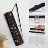 Pzuqiu Rainbow Dog Paw Yoga Mat Bag for Women &
