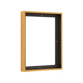 Pixy Canvas Floater Frame 24x36 for 1-1/4 (1.25) inch Deep Canvas Paintings/Canvas Prints/Wood Canvas Panels/Wall Art/Wall Decor/Home Decor/Artwork (Rustic Gold, 24 x 36 inch, Portrait)