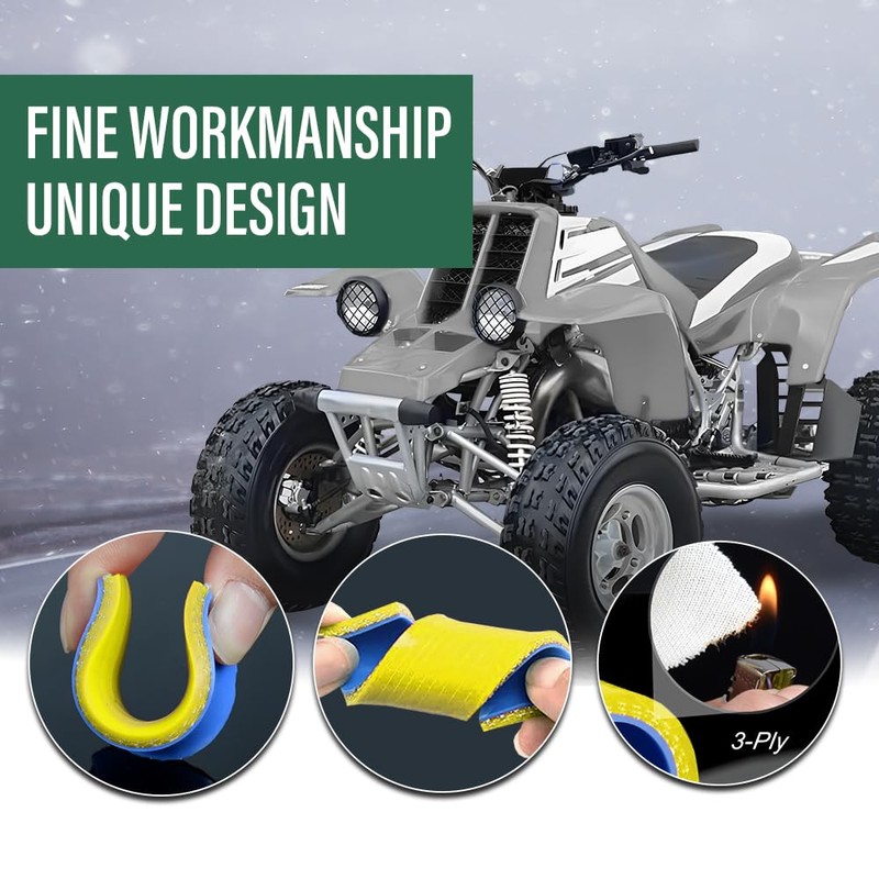 LQI Silicone Radiator Hose Kit Compatible with Yamaha Banshee 350