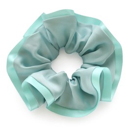 JewelVOX Scrunchie Hair Accessories, Hair Elastic, Piping, Satin, Stylish, Popular, Adult
