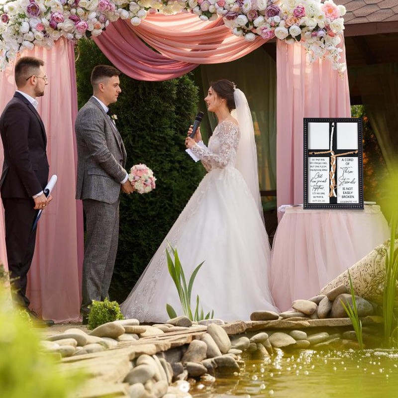 LakWilows A Cord of Three Strands Wedding Ceremony Sign 15x10