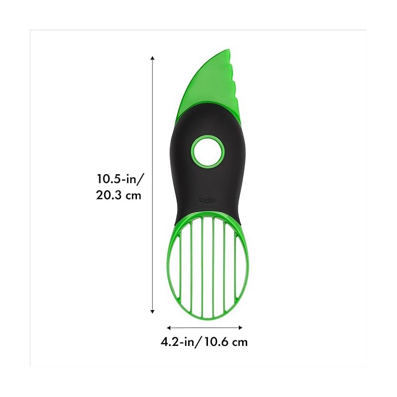 3-in-1 Avocado Tool Split, pit, and slice!