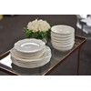 Red Vanilla Country Villa 18 Piece Dinner Set, 1, White