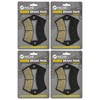NICHE Front Rear Brake Pad Set for Polaris Ranger 500
