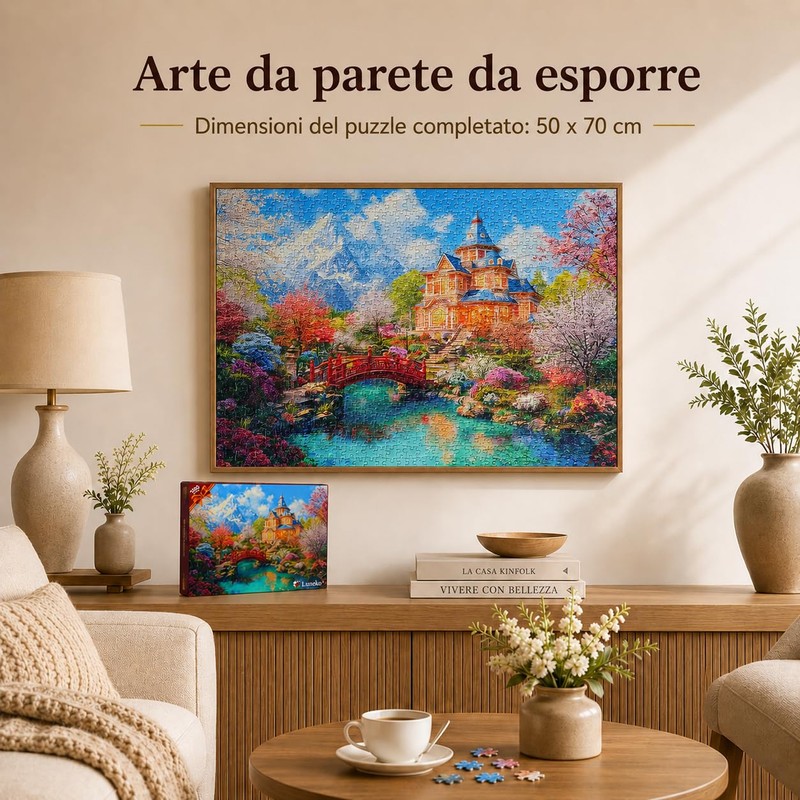 Luneko Puzzle per adulti 1000 pezzi Impossibile Difficile Difficile Difficile