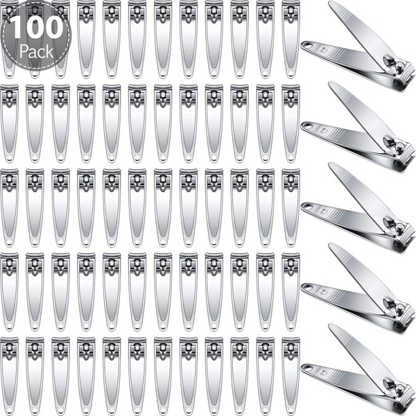 Mudder Mudder 100 Pieces Nail Clippers Set Bulk for Men
