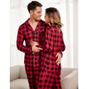 Ekouaer Christmas Family Matching Pajamas Long Sleeve Button Down Pj