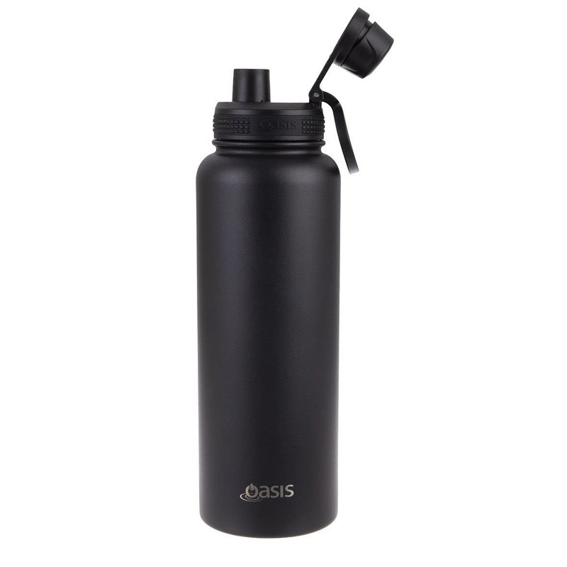 OASIS STAINLESS STEEL CHALLENGER SPORTS BOTTLE WITH SCREW CAP 1.1L
