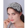 JWICOS Diadema de cristal para novia, accesorio para el cabello